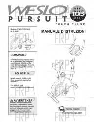 Owners Manual, WLEVEX19830,ITALY - Image