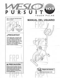 Owners Manual, WLEVEX19830,SPNSH - Image