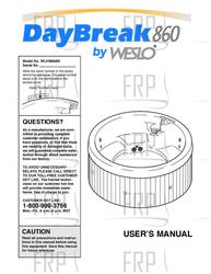 Owners Manual, WLHS86090 - Product Image