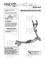 Owners Manual, WLUOSK10160,GERMN - Image