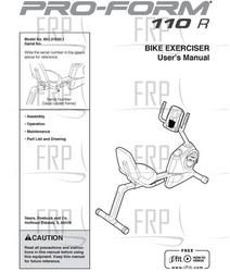 Manual, Owner's - Product Image