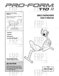 Manual, Owner's - Product Image