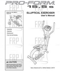 USER'S MANUAL - Product Image