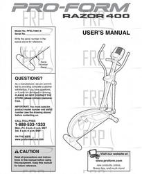 Manual, Owner's - Product Image