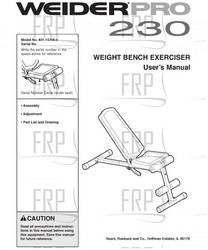 USER'S MANUAL - Product Image