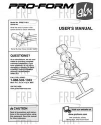 USER'S MANUAL - Product Image