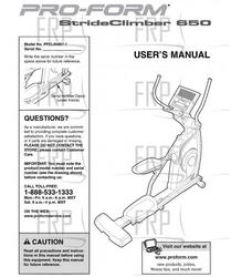 USER'S MANUAL - Product Image