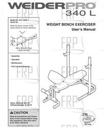 USER'S MANUAL - Product Image