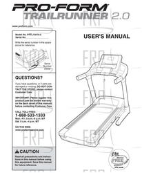 Manual, Owner's - Product Image