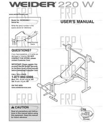 USER'S MANUAL - Product Image