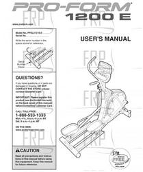 USER'S MANUAL - Product Image