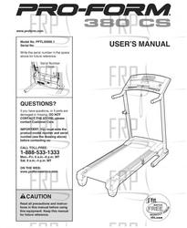 USER'S MANUAL - Product Image