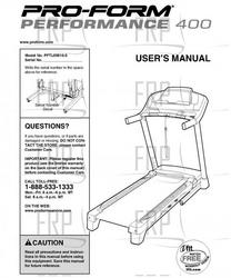 USER'S MANUAL - Product Image