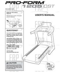 USER'S MANUAL - Product Image