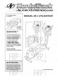 USER'S MANUAL CANADIAN FRENCH - Image