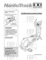 USER'S MANUAL, DUTCH - Image