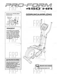USER'S MANUAL - DUTCH - Image