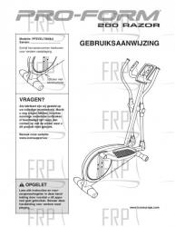 USER'S MANUAL, DUTCH - Image
