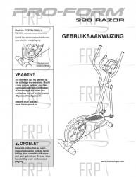 USER'S MANUAL,DUTCH - Image