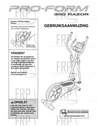 USER'S MANUAL, DUTCH - Image