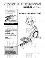 USER'S MANUAL, DUTCH - Image