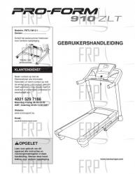 USER'S MANUAL,DUTCH - Image