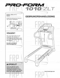 USER'S MANUAL, DUTCH - Image