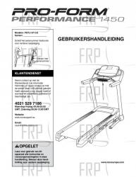 USER'S MANUAL,DUTCH - Image