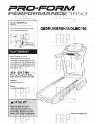 USER'S MANUAL,DUTCH - Image
