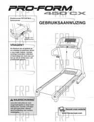 USER'S MANUAL, DUTCH - Image