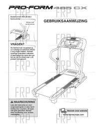 USER'S MANUAL - DUTCH - Image
