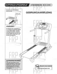 USER'S MANUAL - DUTCH - 