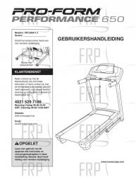 USER'S MANUAL, DUTCH - Image