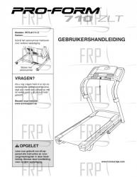 USER'S MANUAL,DUTCH - Image