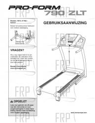 USER'S MANUAL, DUTCH - Image