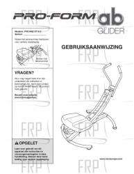 USER'S MANUAL, DUTCH - Image