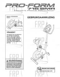 USER'S MANUAL, DUTCH - Image