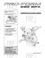 USER'S MANUAL, DUTCH - Image