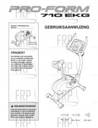 USER'S MANUAL, DUTCH - Image