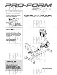 USER'S MANUAL, DUTCH - Image