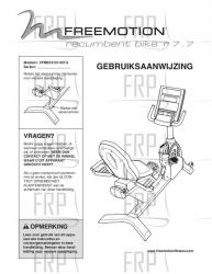USER'S MANUAL, DUTCH - Image