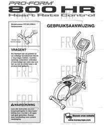 Manual, Owner's, DUTCH - Product Image