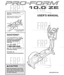 Manual, Owner's - Product Image