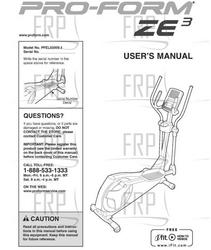 Manual, Owner's, English - Product Image