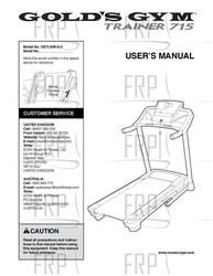 Manual, Owner's, English - Product Image