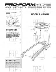 USER'S MANUAL, ENGLISH - Image