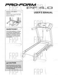 USER'S MANUAL, ENGLISH - Image