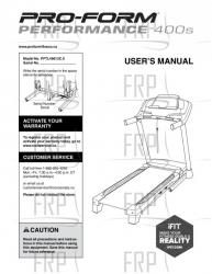 USER'S MANUAL, ENGLISH - Image