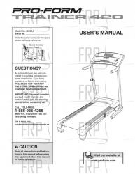 USER'S MANUAL, ENGLISH - Image
