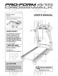 USER'S MANUAL, ENGLISH - Image